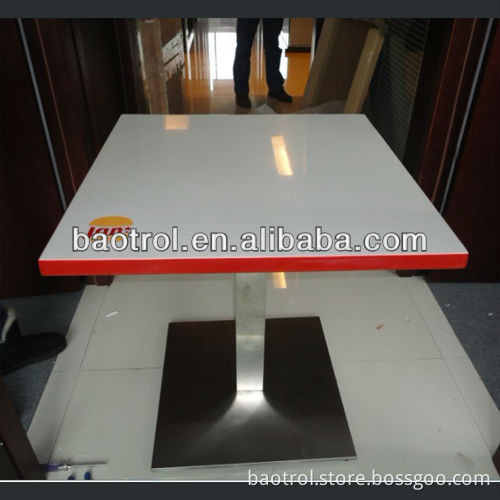 faux marble Coffee table /artificial marble dining table for restaurant